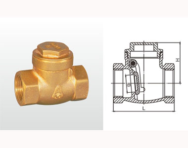 埃美柯青铜止回阀结构图