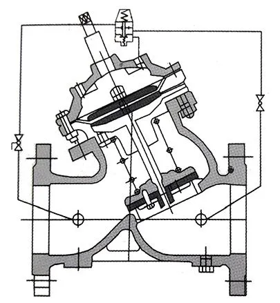 缓闭式止回阀 结构图